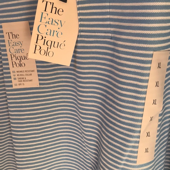 Croft & Borrow Easy Care Striped Polo Shirts - Picture 3 of 6